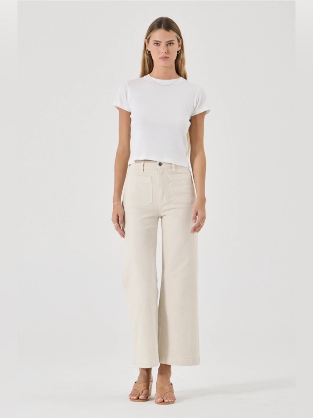 Rolla’s Sailor Jean - Comfort Off White Size 27